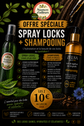 Spray et shampooing locks